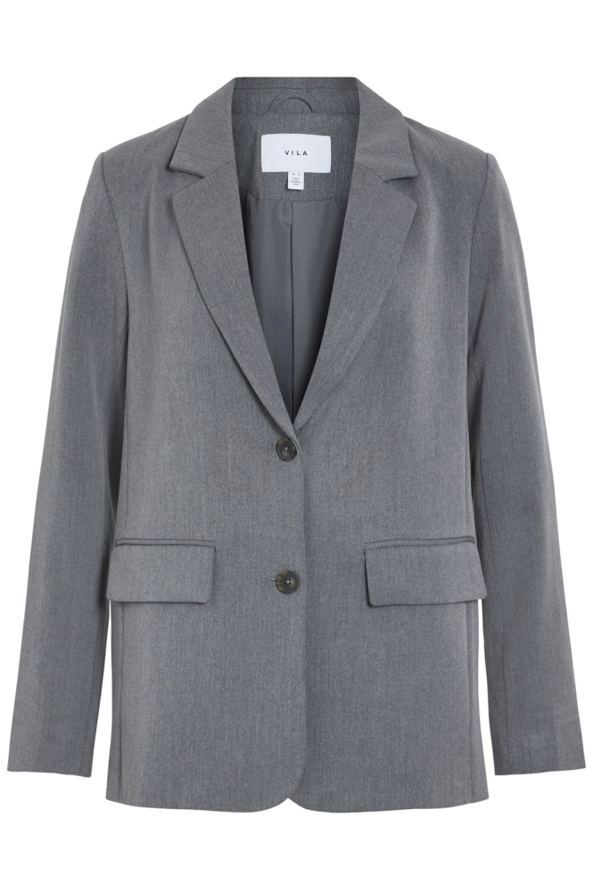 VIVARONE LOOSE BLAZER-NOOS 14096218 Medium Grey Melange